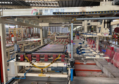 Τελευταία εταιρεία Λύσεις σχετικά Gypsum Ceiling Tile Production Line (Spec: 60cm×60cm) – Shipment Destination: India
