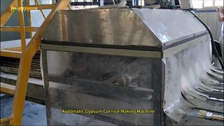 Μηχανή κατασκευής κορνίς από γύψο