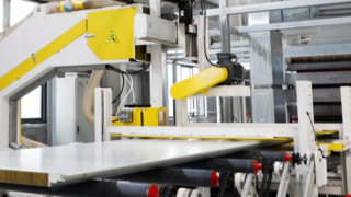 Μηχανήματα κατασκευής λαμαρινών από πετροβάμβακα και αφρό σάντουιτς