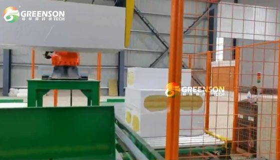 Καλή τιμή. Ηλεκτρονική μηχανή για την παραγωγή πλακών από μαλλί από πέτρα σε απευθείας σύνδεση