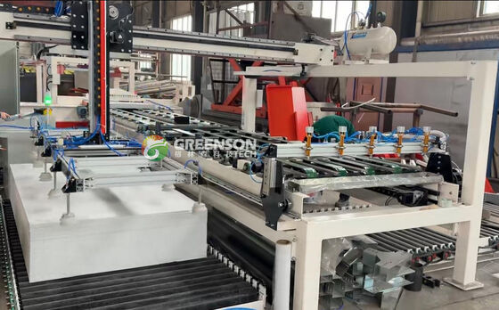 Καλή τιμή. Industrial Gypsum Board Saw Machine 3 Pieces/Minute Cutting Speed For 1200 Mm*2400 Mm Boards Dust Free Operation σε απευθείας σύνδεση