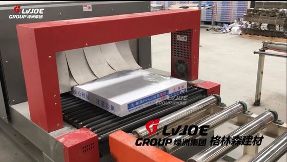 Καλή τιμή. Automatic gypsum ceiling tile wrapping machine σε απευθείας σύνδεση