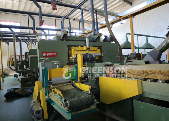 Προσαρμοσμένη γραμμή παραγωγής πλακών από λευκό μαλλί με πλάτος πλακών 1200-2400 mm και πυκνότητα 80-200kg/m3 συμπεριλαμβανομένης της υποστήριξης μηχανικών στο εξωτερικό