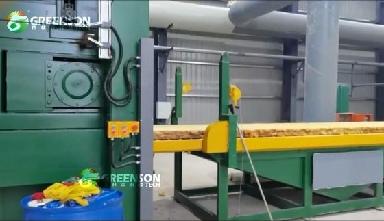 80-200kg/m3 πυκνότητα πρώτης ύλης γραμμή παραγωγής πετρώματος με προηγμένη τεχνολογία ελέγχου PLC
