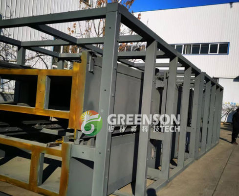 Προσαρμοσμένο Rock Wool Machine για μήκος 1200mm-2400mm γραμμή παραγωγής