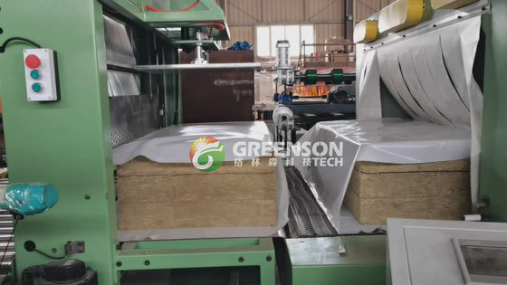 30 mm-200 mm Σιδηροπλακίδας Ροκ Wool Production Line με προσαρμόσιμο πάχος