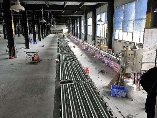 Αυτόματη γραμμή παραγωγής γείσων γύψου με συγκεντρωμένο το PLC έλεγχο