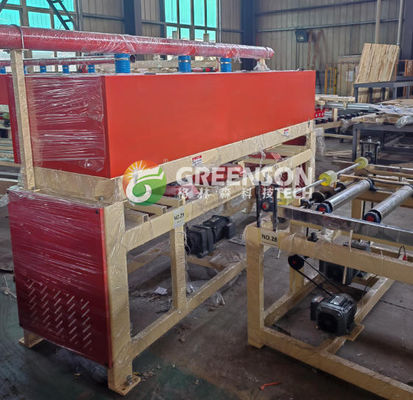 Μηχανή πλήρως αυτόματης λαμινοποίησης με έλεγχο PLC για πλακάκια οροφής από γύψο PVC 2x2 με ταχύτητα 15m/min