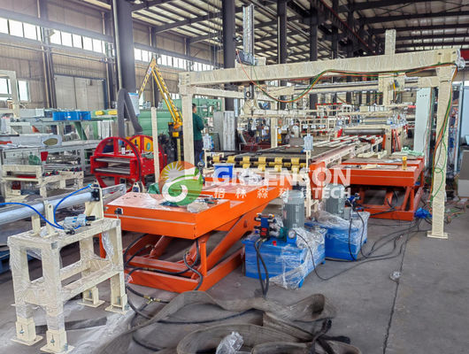 Καλή τιμή. Fully Automatic Lamination Machine for PVC Film Gypsum Board with 380V 50HZ Voltage and 2-6 Million Square Meters Capacity σε απευθείας σύνδεση