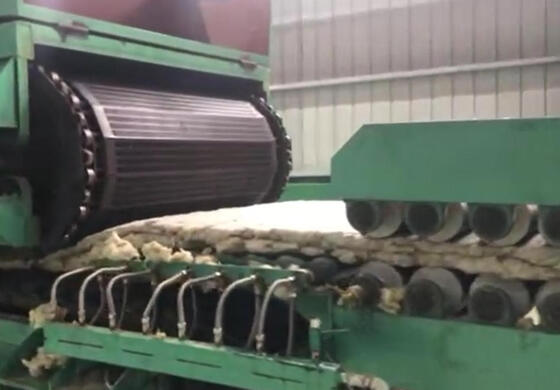 Αυτόματη Γραμμή Παραγωγής Πλάκας Ορυκτοβάμβακα με Έλεγχο PLC και Πλάτος 1,2 Μέτρα