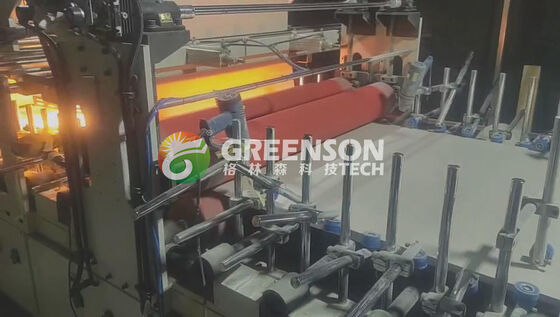 Καλή τιμή. Αυτόματη μηχανή πλαστικοποίησης με θερμή κόλλα PUR για σανίδες MDF με ταχύτητα παραγωγής 5-17m/min σε απευθείας σύνδεση