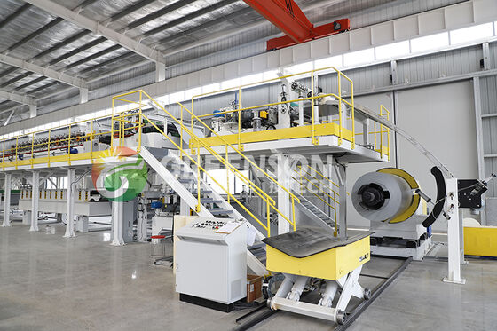 Καλή τιμή. Πλήρως αυτόματη μηχανή παραγωγής πίνακα σάντουιτς PU με ισχύ 300kW και ρυθμιζόμενο πλάτος σε απευθείας σύνδεση