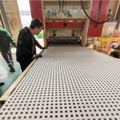 200T Pressure High Automatic Punch Press for Max 20mm Thickness Gypsum Board Perforation Machine